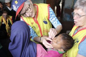 Beth Gives the Gift of Polio Vaccine